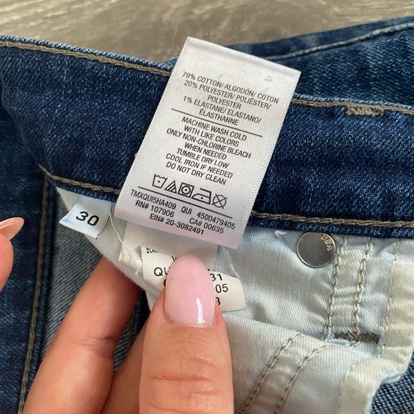 Hudson - Blair High Rise Super Skinny Ankle Medium/Dark Wash Jeans - Size 30 - Picture 5 of 9